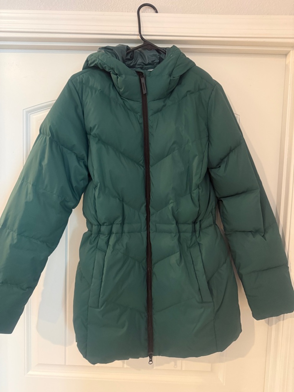 Women's Hooded Alpine Designs Down Green Coat Jacket Size Medium